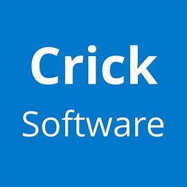 Blue square with the text 'Crick Software'