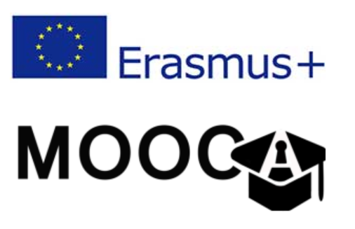 EU flag. text reads Erasmus+ MOOCAP